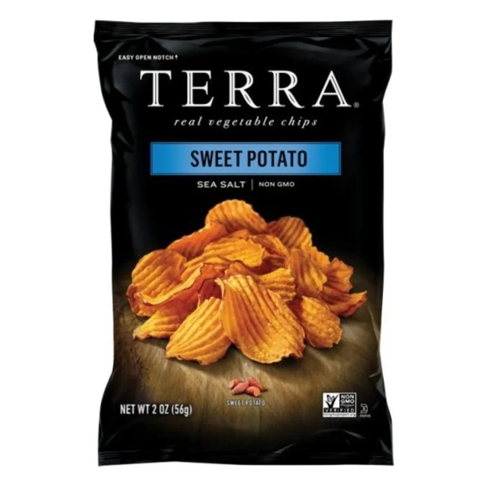 Terra Crinkles Sweets Chips, 2 Ounce — 8 Per Case