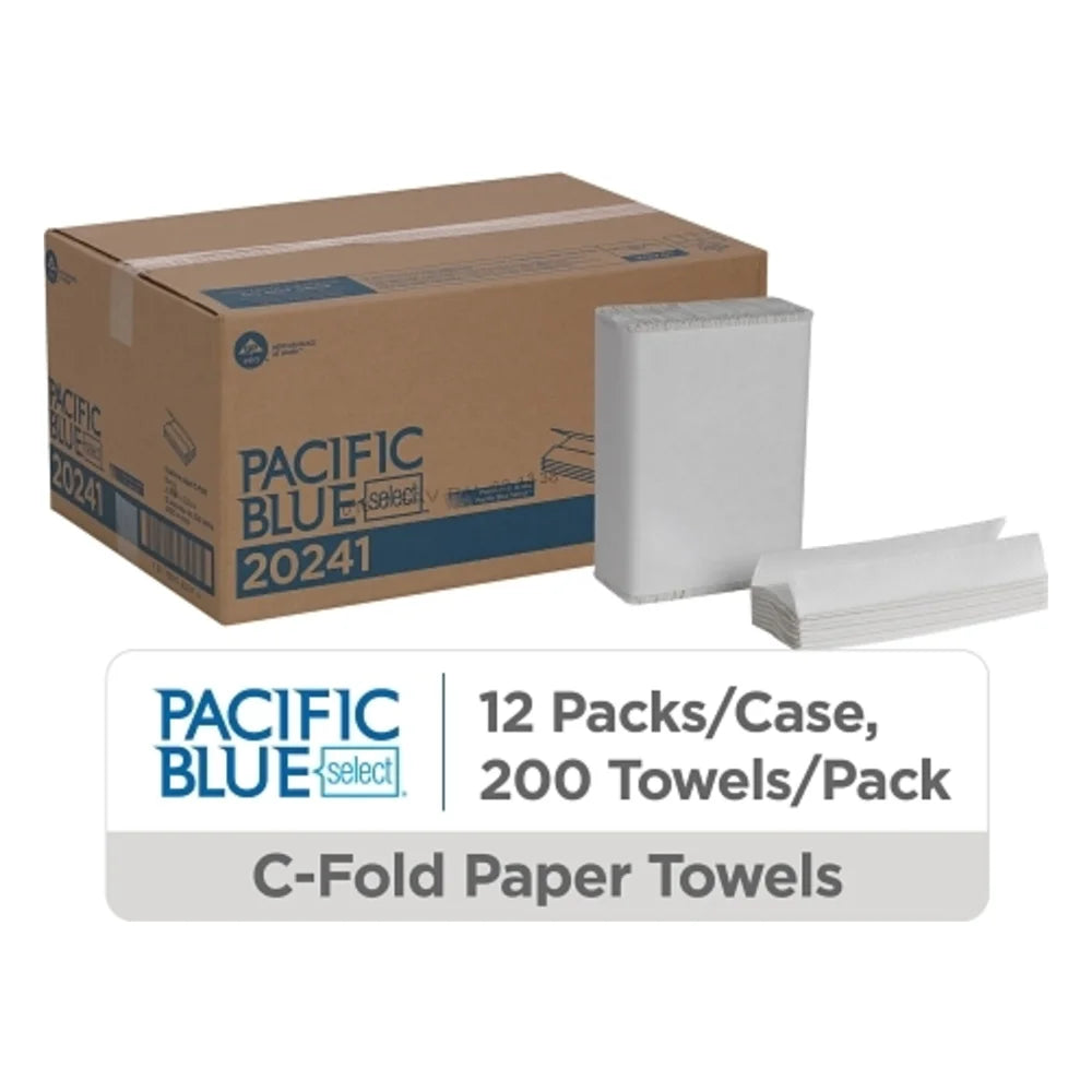Pacific Blue Paper Towel C-Fold White, 1 Count — 12 Per Case