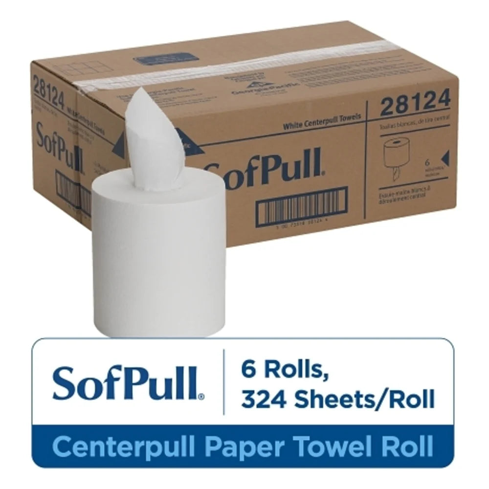 SofPull Premium Towels Centerpull Regular Capacity White, 1 Count — 6 Per Case
