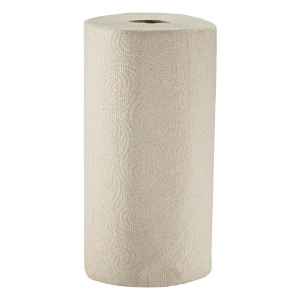 Pacific Blue Basic 2-Ply Recycled Perforated Brown Paper Roll Towels, 1 Count — 12 Per Case