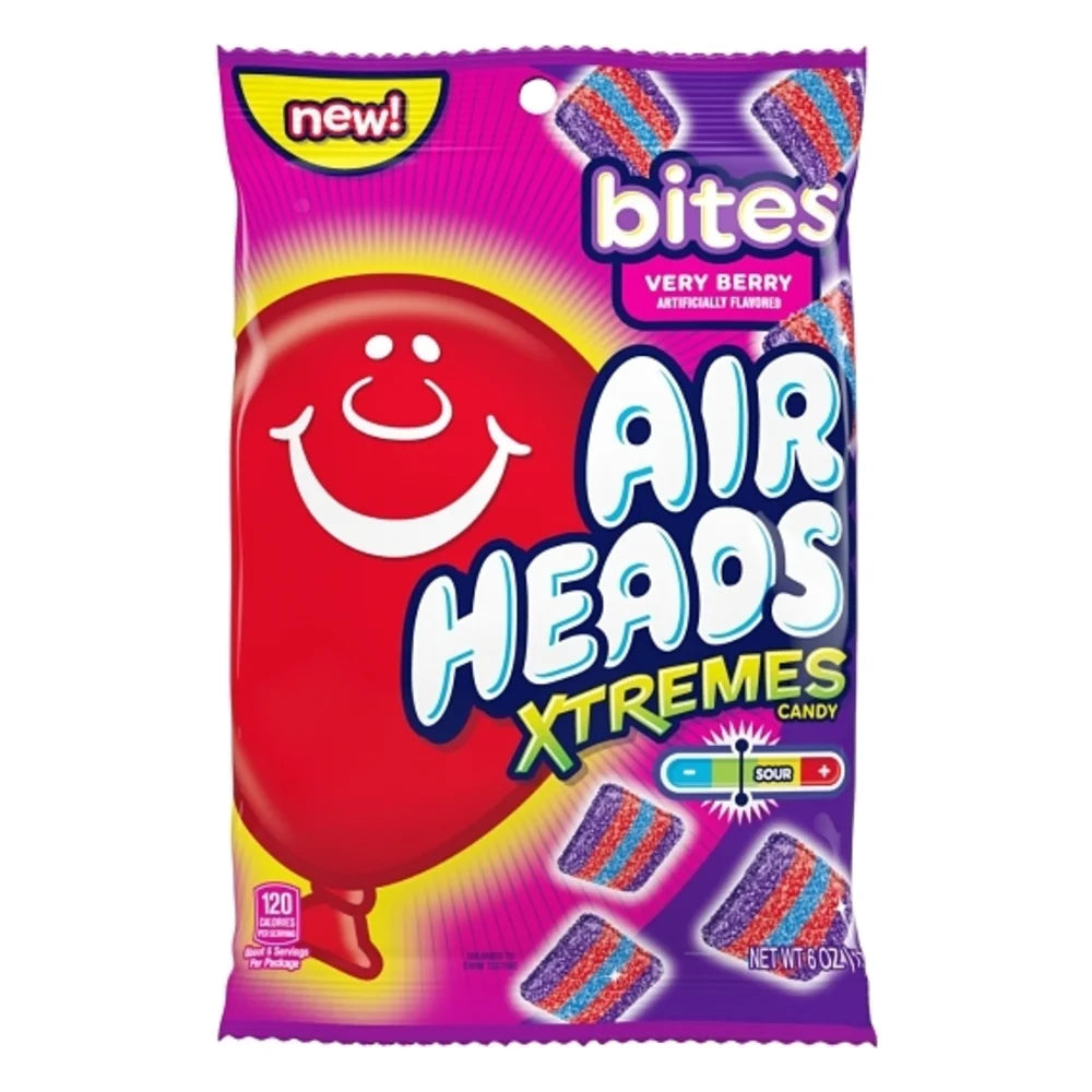 Airheads Very Berry Bites, 6 Ounce — 12 Per Case