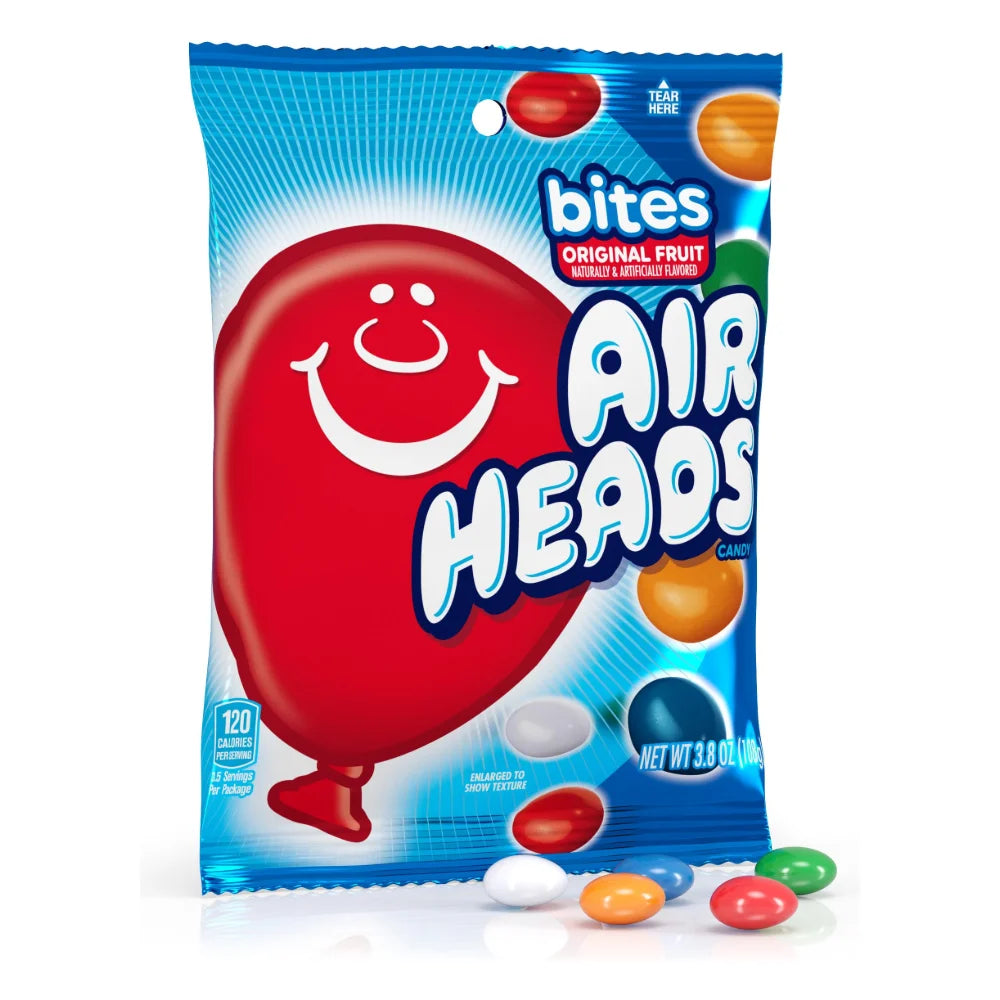 Airheads Original Fruit Bites, 3.8 Ounce — 12 Per Case