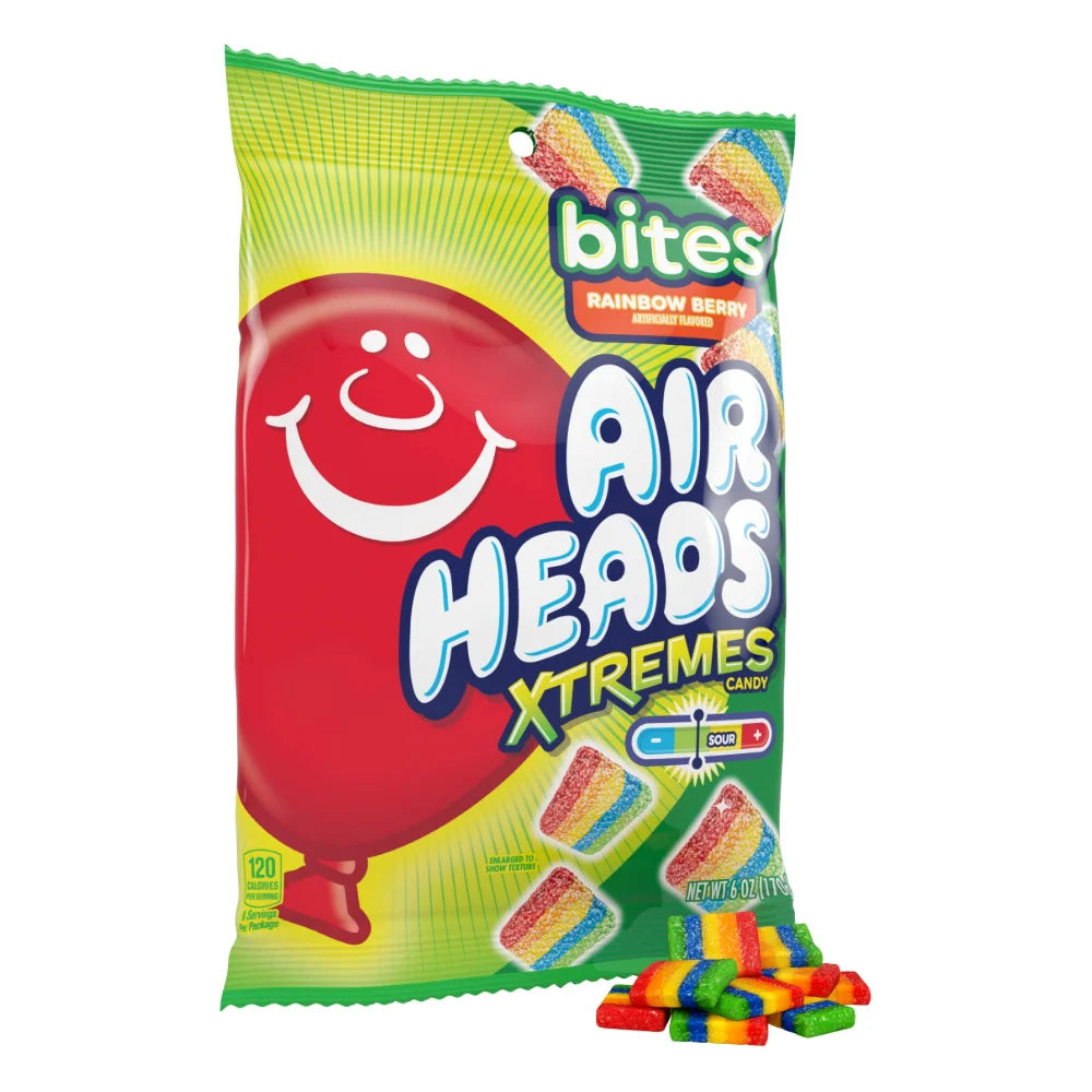 Airheads Xtreme Bites, 6 Ounce — 12 Per Case