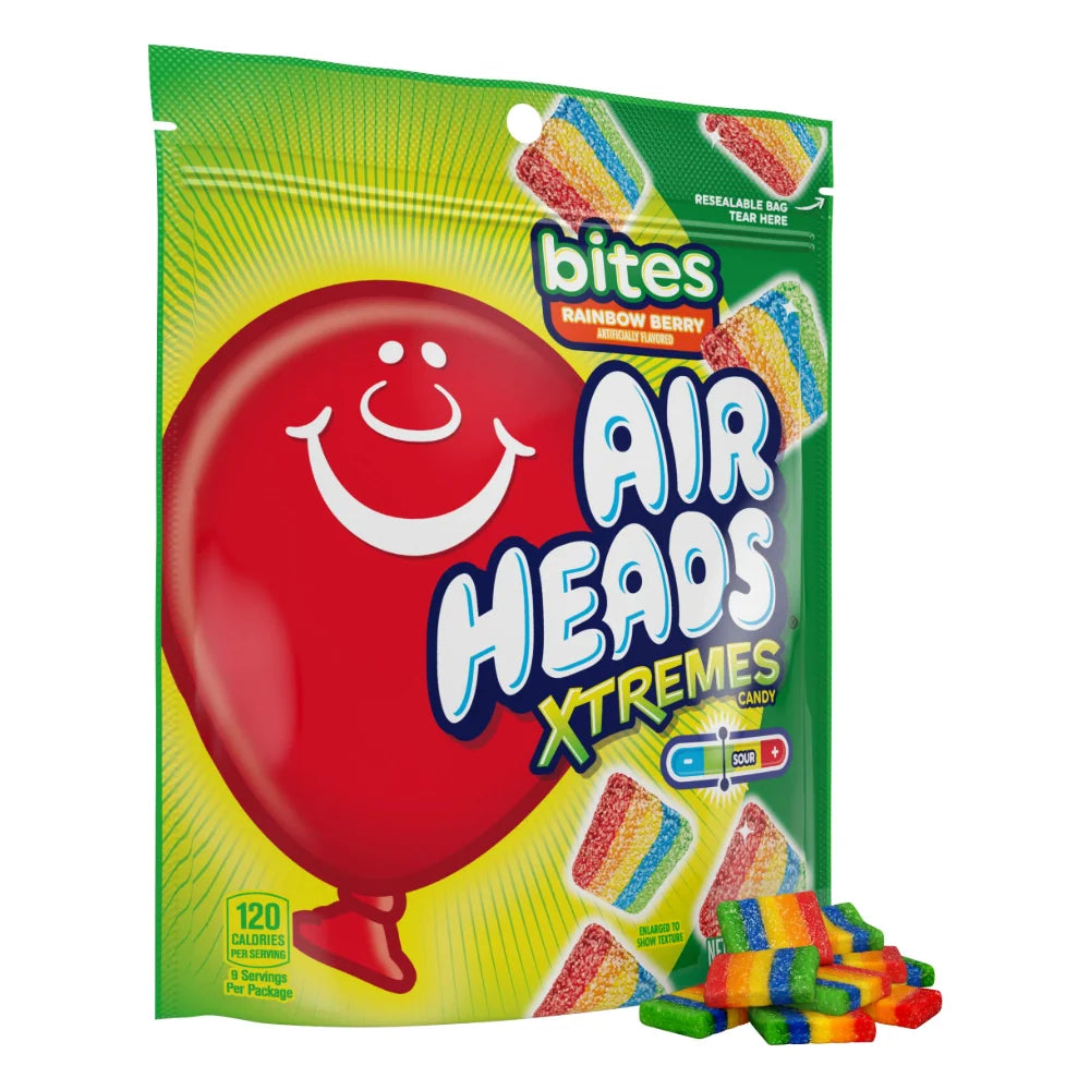 Airheads Rainbow Berry Xtremes Bites, 9 Ounce — 12 Per Case