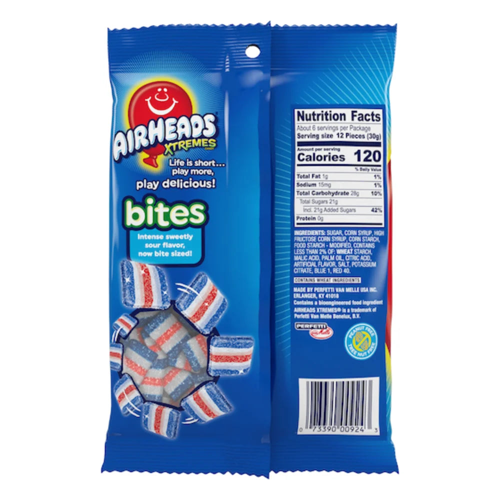 Airheads Xtreme Bites, 6 Ounce — 12 Per Case