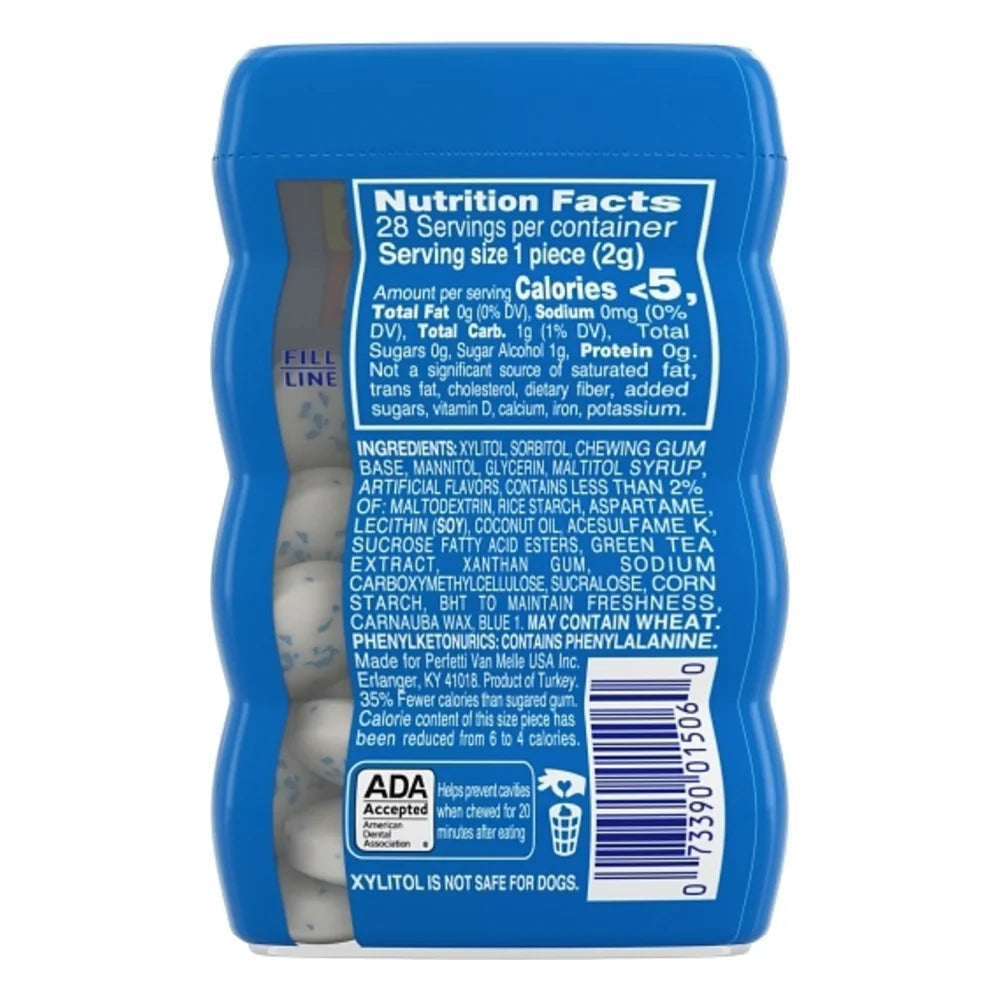 Mentos Pure Fresh Sugar-Free Chewing Gum With Xylitol Fresh Mint, 28 Piece — 6 Per Case