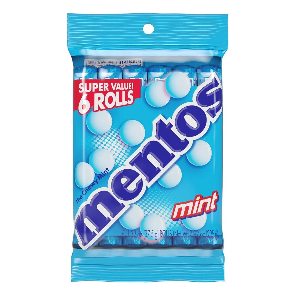 Mentos Chewy Mint Candy Roll, 7.92 Ounce — 12 Per Case