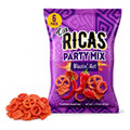 Las Ricas Blazin Hot Party Mix Puffed Snack, 1.75 Ounce — 6 Per Case