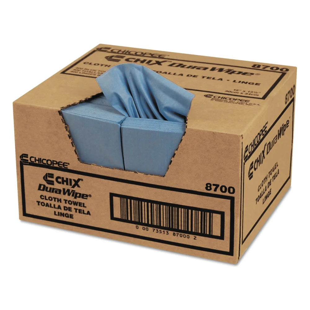 Chicopee Towel Cloth Blue Quarterfolded, 1 Piece — 400 Per Case