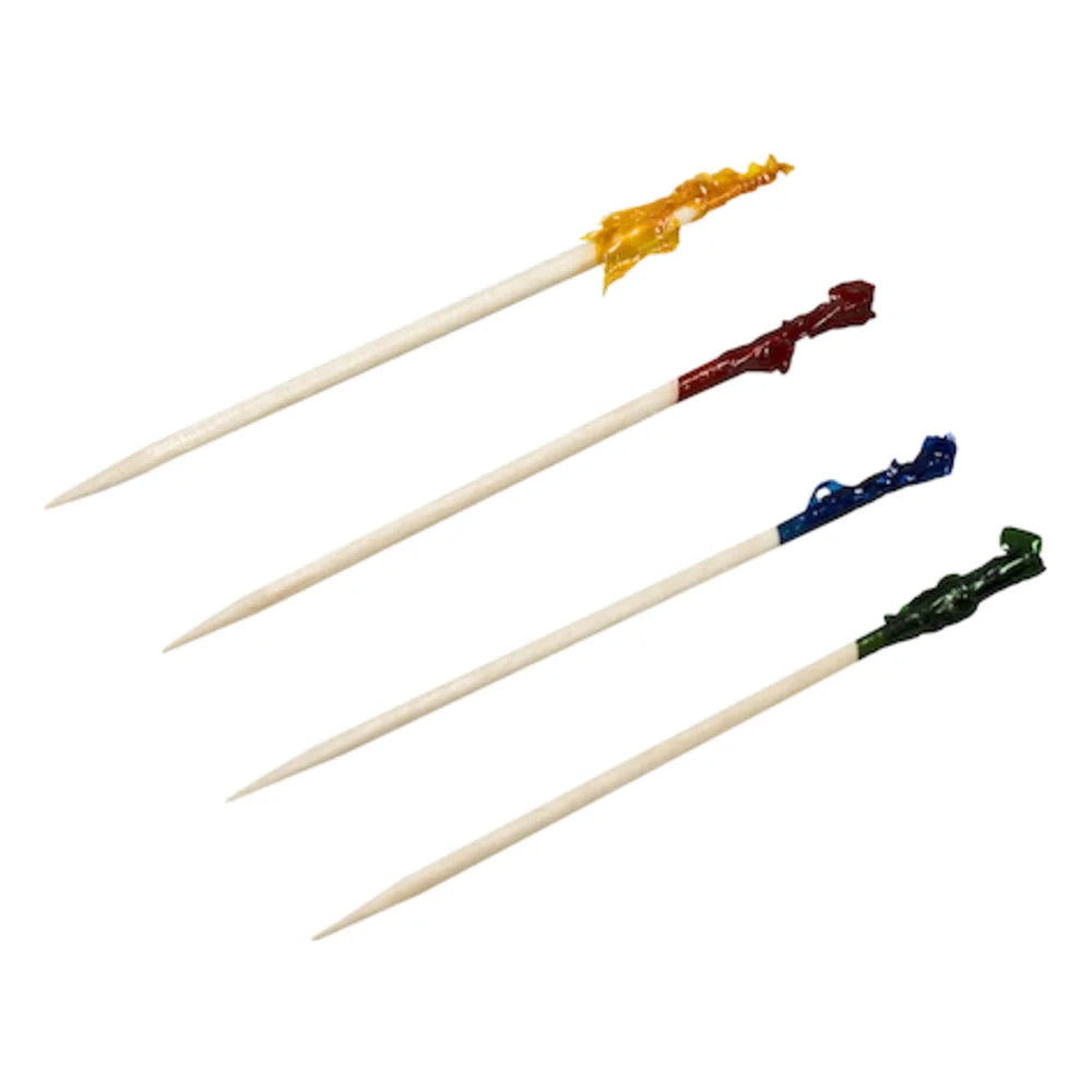 Handgards 4 Inch Frill Wood Pick — 10000 Per Case