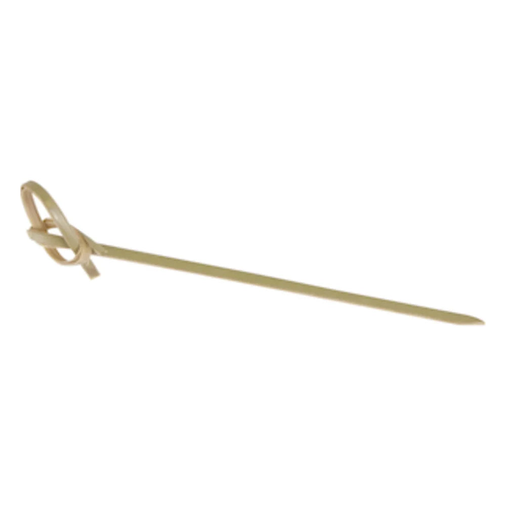 Handgards 3.5 Inch Knot Bamboo Wood Pick, 100 Each — 1000 Per Case