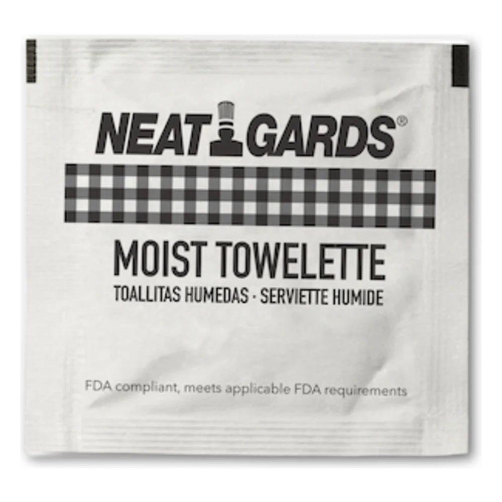 Neatgards 6 Inch X 5 Inch Moist Towelette — 1000 Per Case