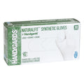 Handgards Naturalfit Synthetic White Powder Free Gloves, Large — 1000 Per Case