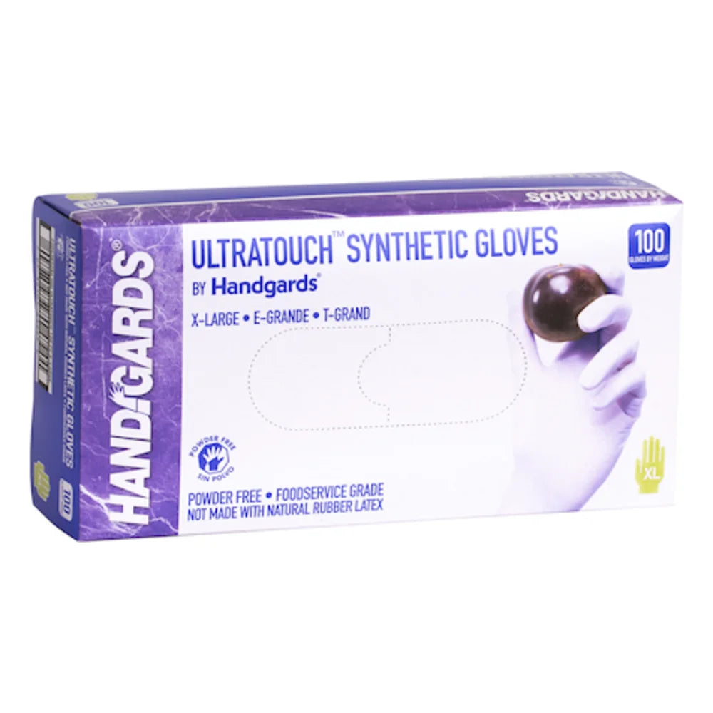 Handgards Ultratouch Synthetic Blue Powder Free Extra Large Glove — 1000 Per Case