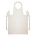 Neatgards Light Duty Embossed White Poly Apron — 100 Per Case
