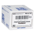 Tuffgards 2M High Density Brown Thursday Preportioning Bag — 2000 Per Case