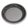 D&W Fine Pack Black Pearl Plate, 6 Inch — 1000 Per Case