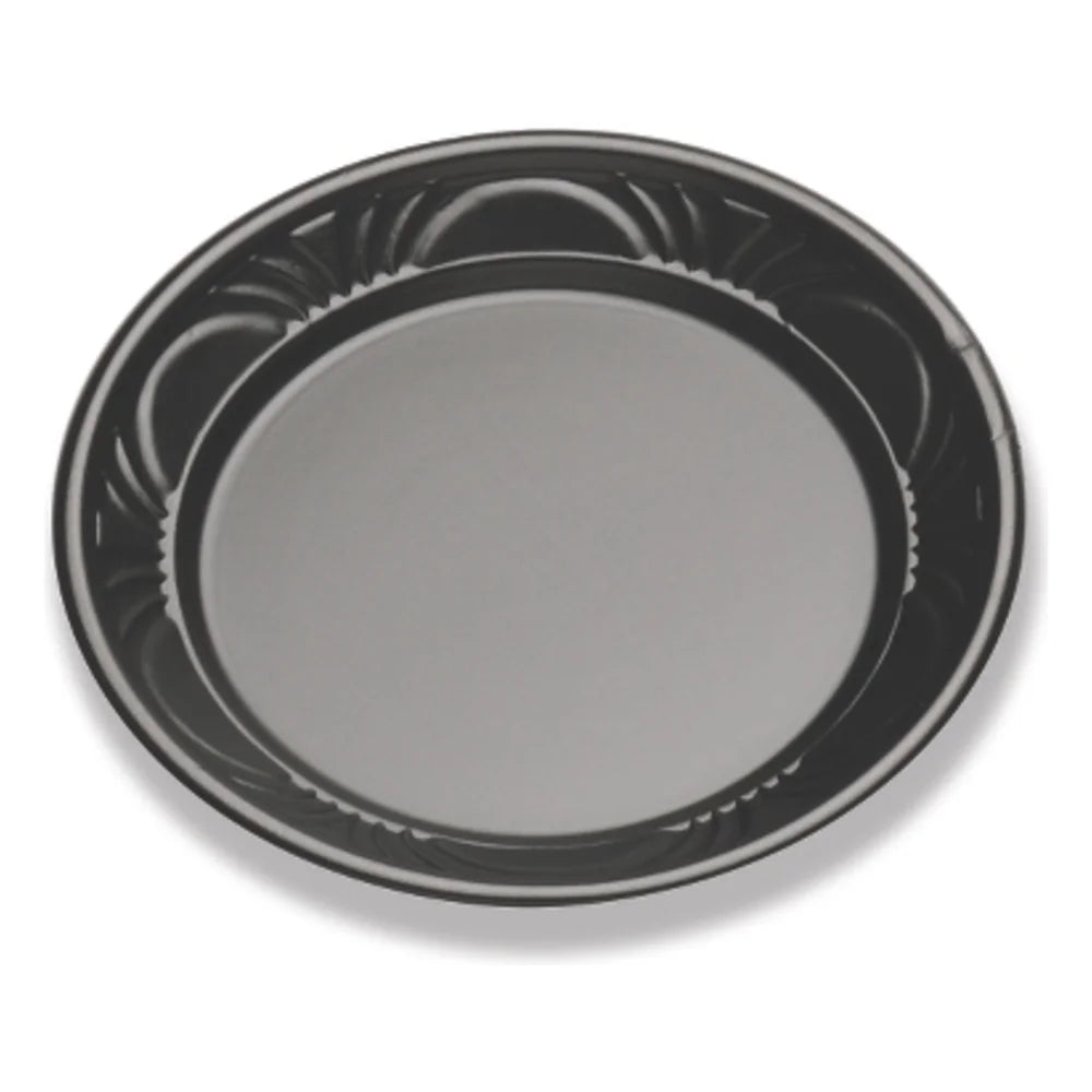 D&W Fine Pack Black Pearl Plate, 6 Inch — 1000 Per Case