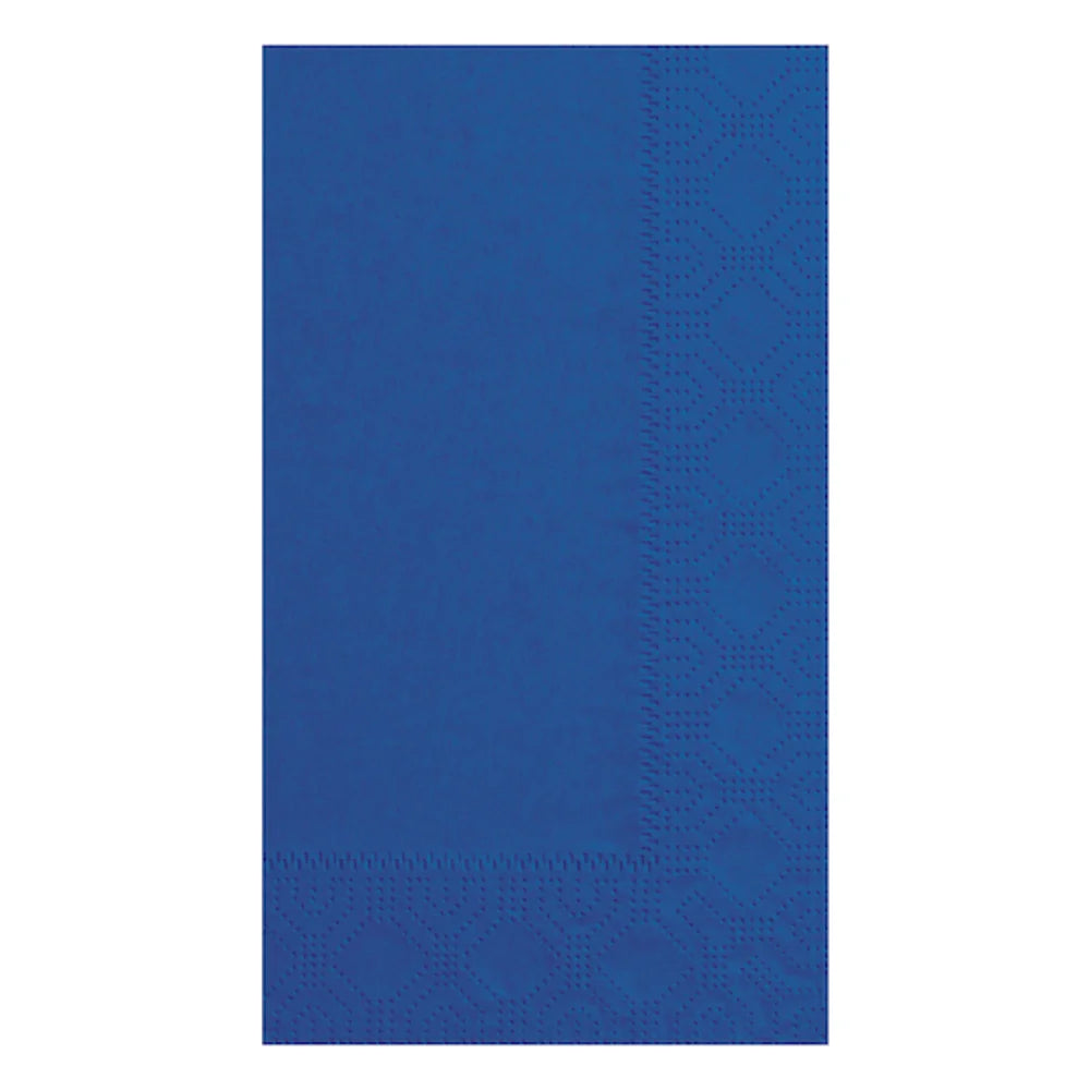 Hoffmaster 15 Inch X 17 Inch 2 Ply 1/8 Fold Paper Navy Dinner Napkin — 8 Per Case