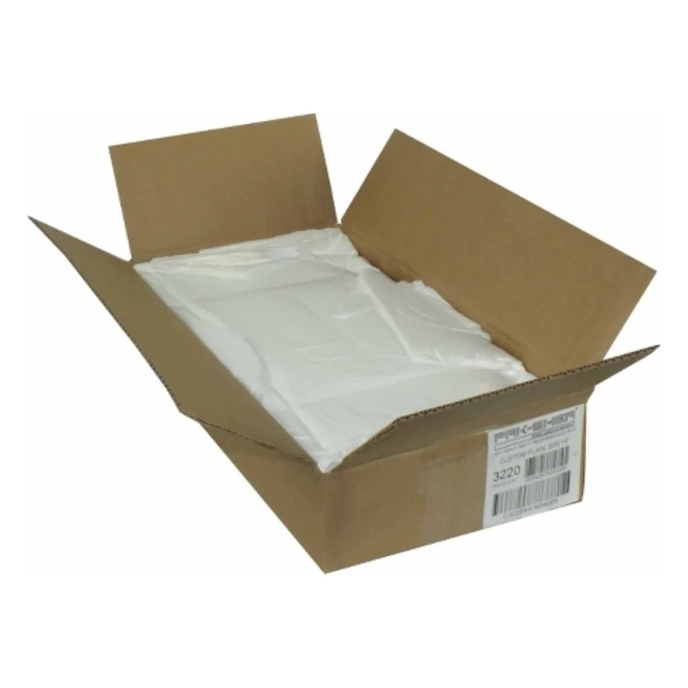Pak-Sher 19 Inch X 19 Inch X 9.5 Inch Cut Out White Tote Bag — 500 Per Case