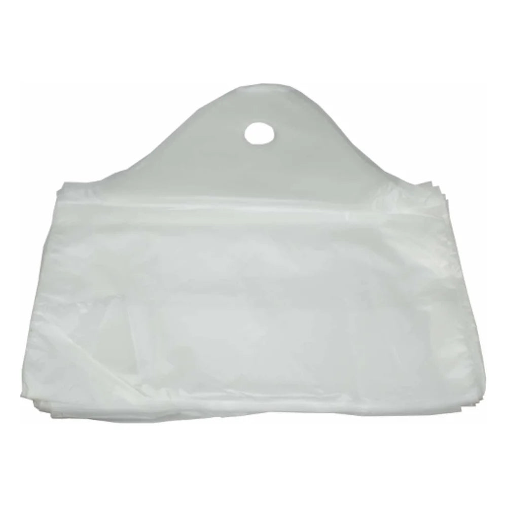 Pak-Sher 19 Inch X 19 Inch X 9.5 Inch Colored Tab Clear Bag, 500 Each — 500 Per Case