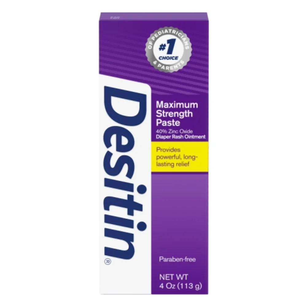 Desitin Maximum Strength Diaper Rash Ointment, 4 Ounce — 6 Per Case