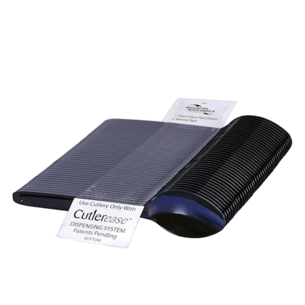 Cutlerease Black Bulk Spoon — 24 Per Case