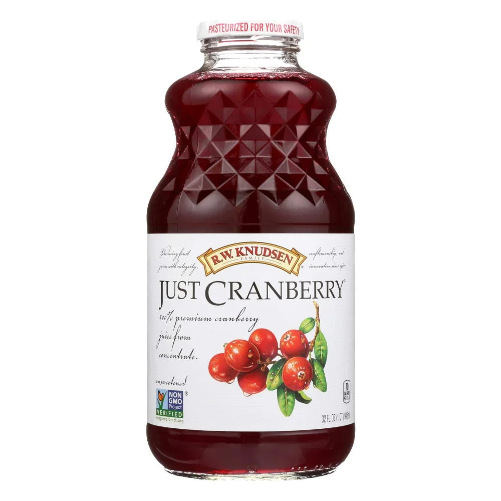 RW Knudsen Cranberry Juice, 32 Fluid Ounce — 6 Per Case