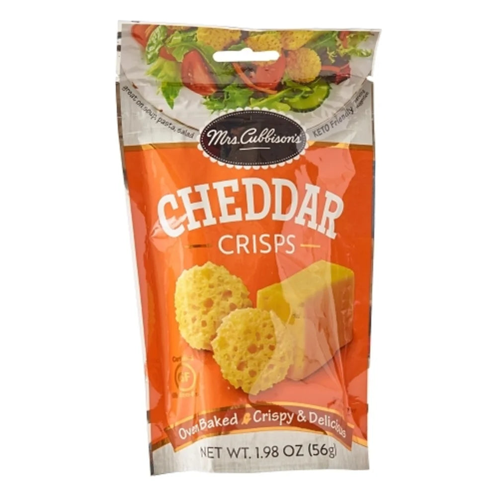 Mrs. Cubbison's Cheddar Cheese Crisps, 1.98 Ounce — 9 Per Case
