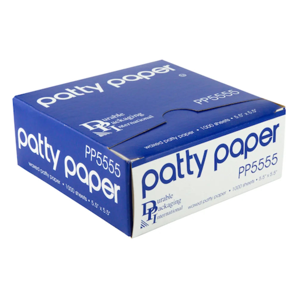 Durable Packaging Patty Paper Sheets, 1000 Count — 24 Per Case
