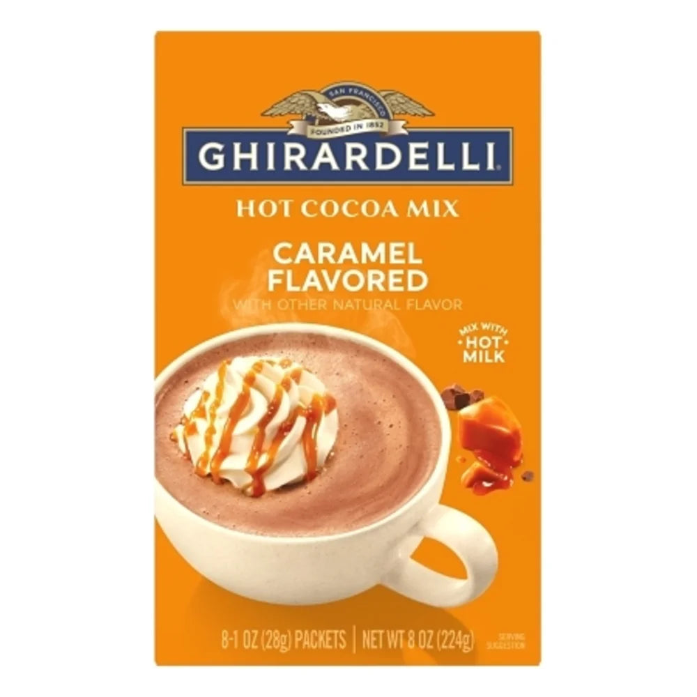 Ghirardelli Caramel Hot Chocolate, 0.5 Pound — 8 Per Case
