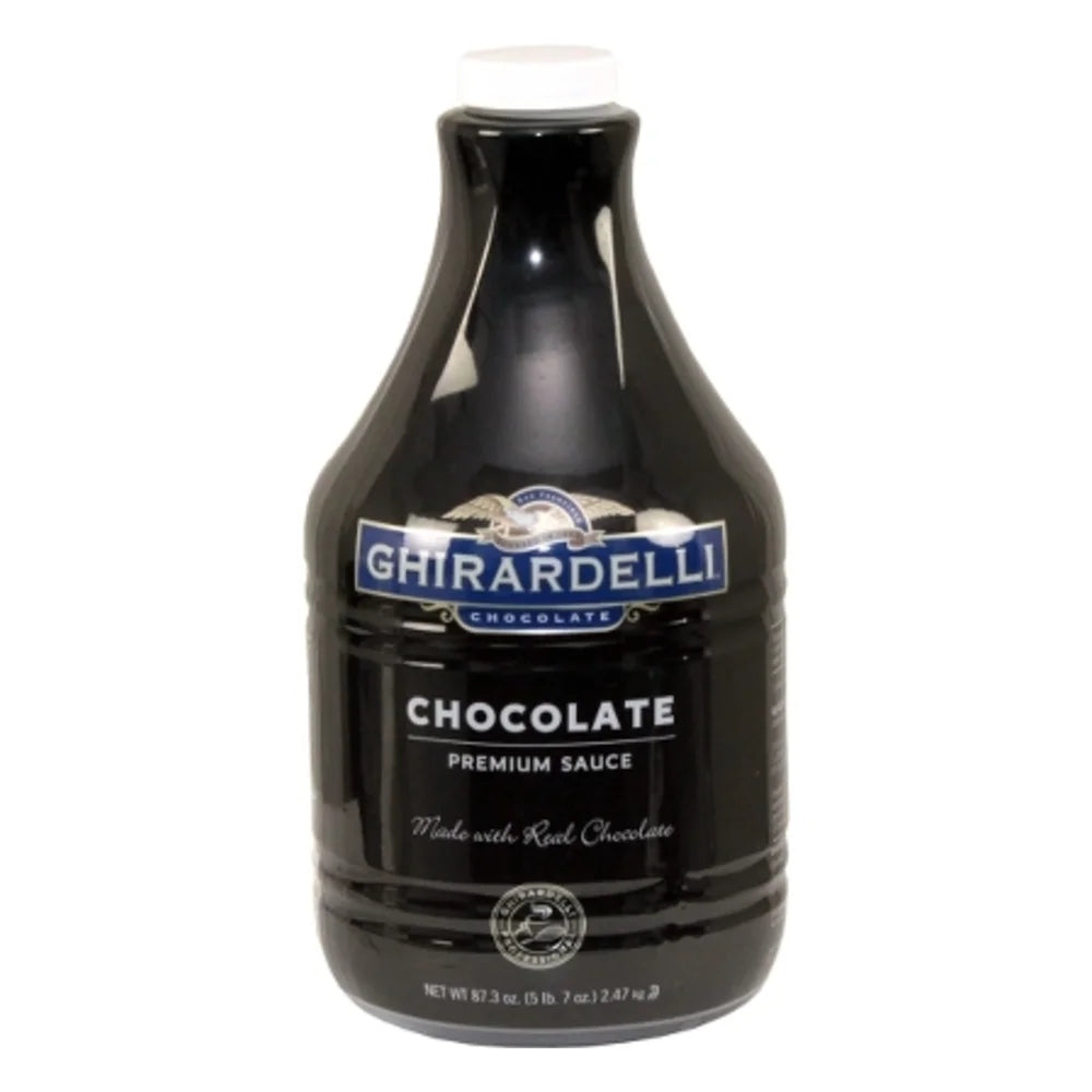 Ghirardelli Premium Chocolate Sauce, 87.3 Ounce — 6 Per Case