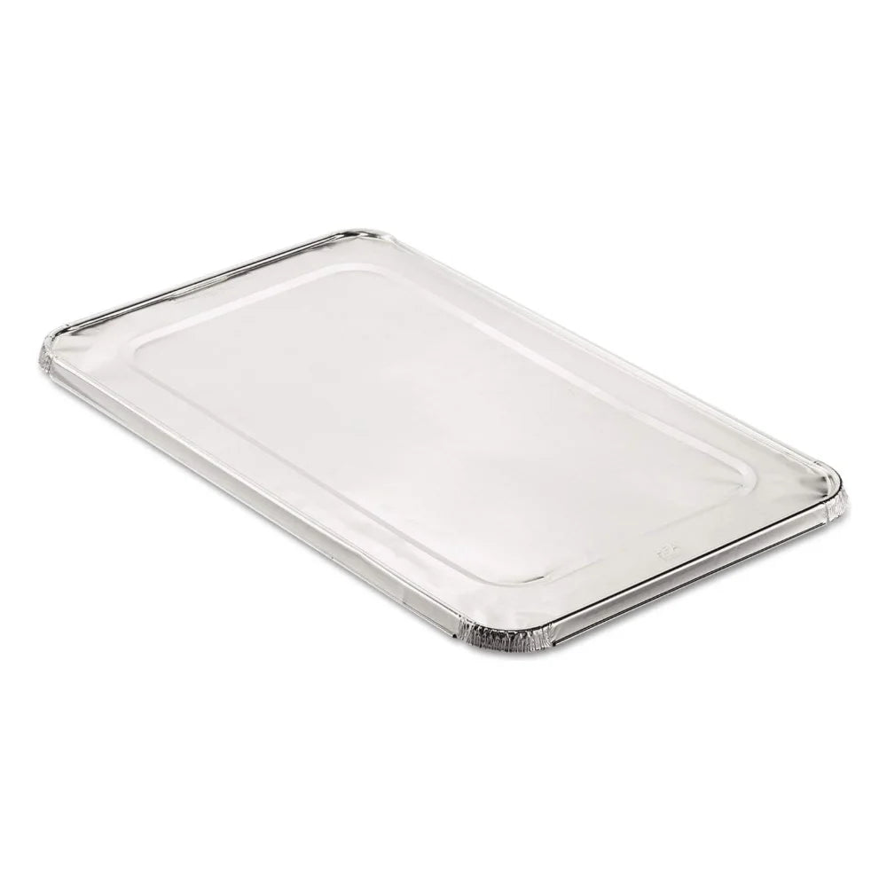 HFA Handi-Foil Full Size Full Curl Edge Lid For Steam Table Pans — 50 Per Case
