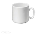 Oneida Buffalo Bright White Stacking Mug, 9 Ounce — 36 Per Case