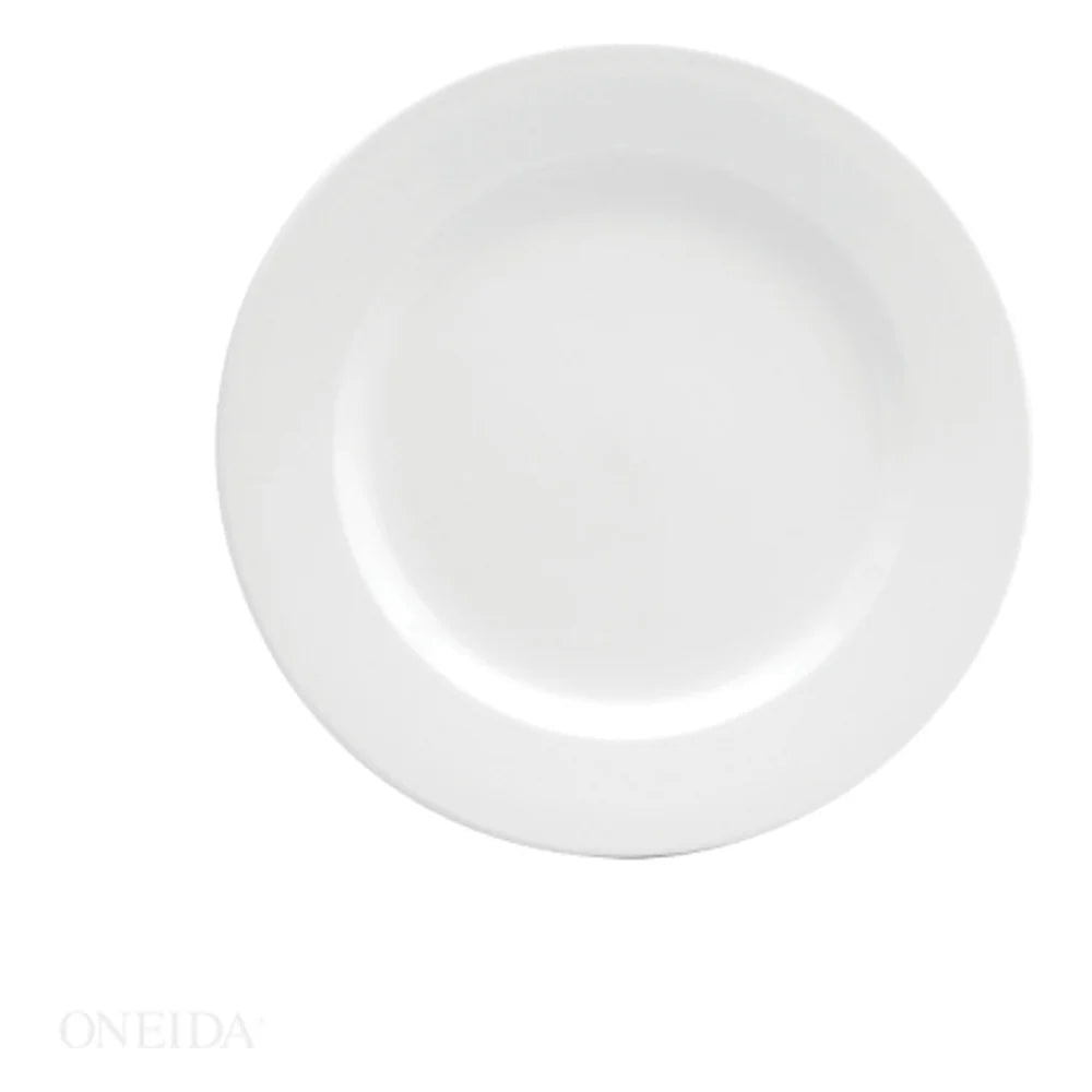 Oneida Buffalo Cream White Rolled Edge Plate, 6.25 Inch — 36 Per Case