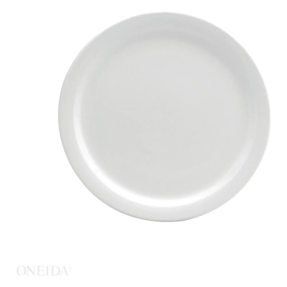 Oneida Buffalo Cream White Narrow Rim Plate, 5.5 Inch — 1 Per Case