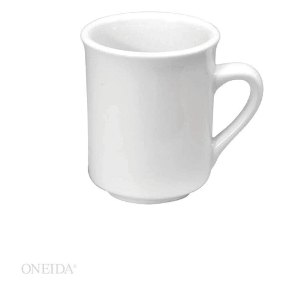 Oneida Bright White Cafe Mug, 10 Ounce — 1 Per Case