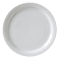 Vertex Catalina White Narrow Rim 6.5 Inch Plate — 1 Per Case