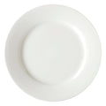 Vertex Argyle Rolled Edge White Plate, 9 Inch — 1 Per Case