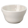 Vertex Vistar Collection American White Rolled Edge Narrow Rim Bouillon, 8 Ounce — 1 Per Case
