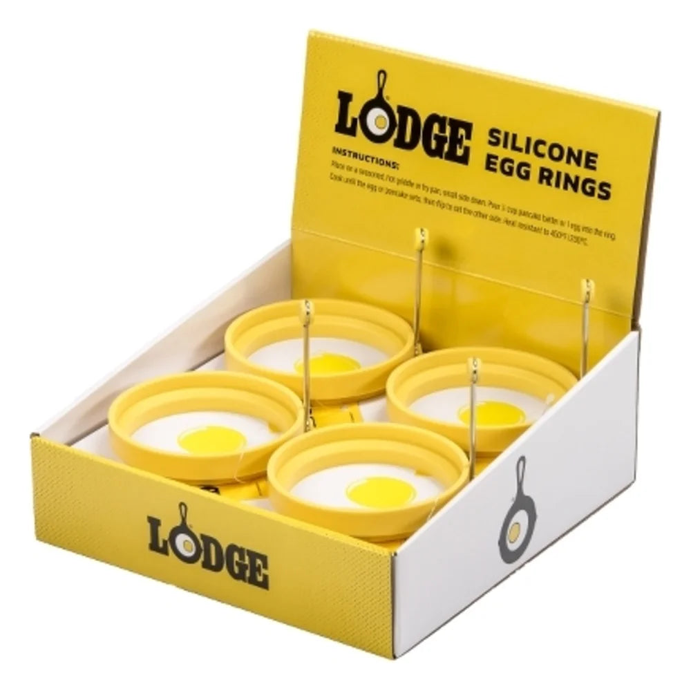 Lodge Egg Ring Silicone Stainless Steel Handle — 1 Per Case