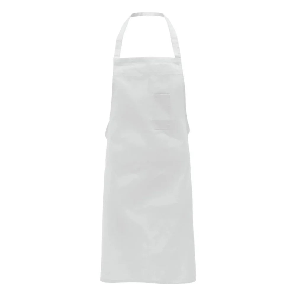 Chef Revival Bib Apron Pencil Pocket White 34X34 — 1 Per Case