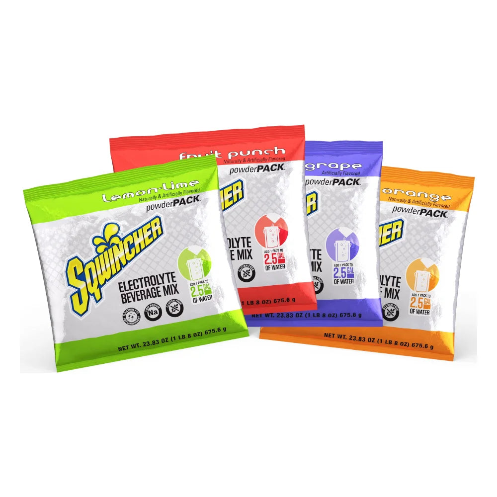 Sqwincher Electrolyte Powder Packets, 23.83 Ounce — 32 Per Case