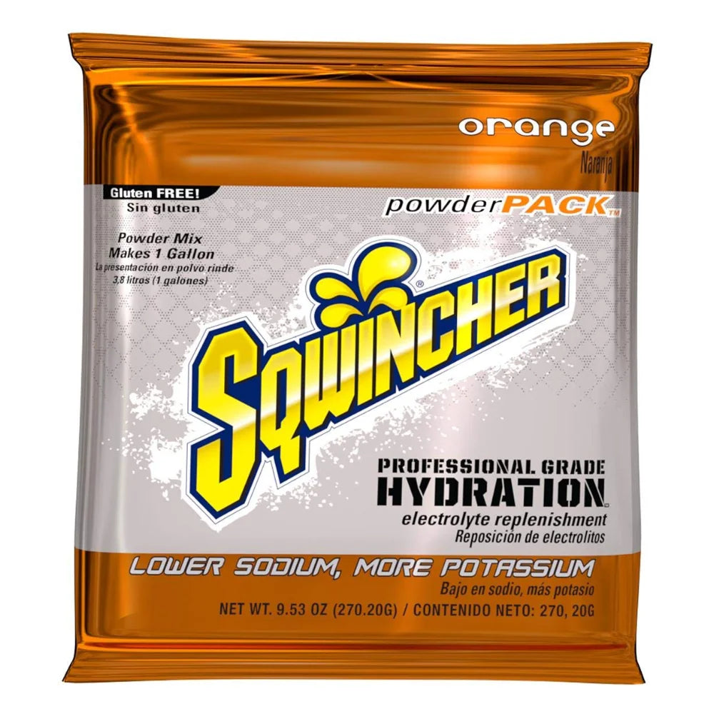 Sqwincher Drink Powder Orange Electrolytes, 9.53 Ounce — 80 Per Case