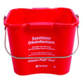 San Jamar Kleen-Pail Pro Red, 3 Quart — 12 Per Case