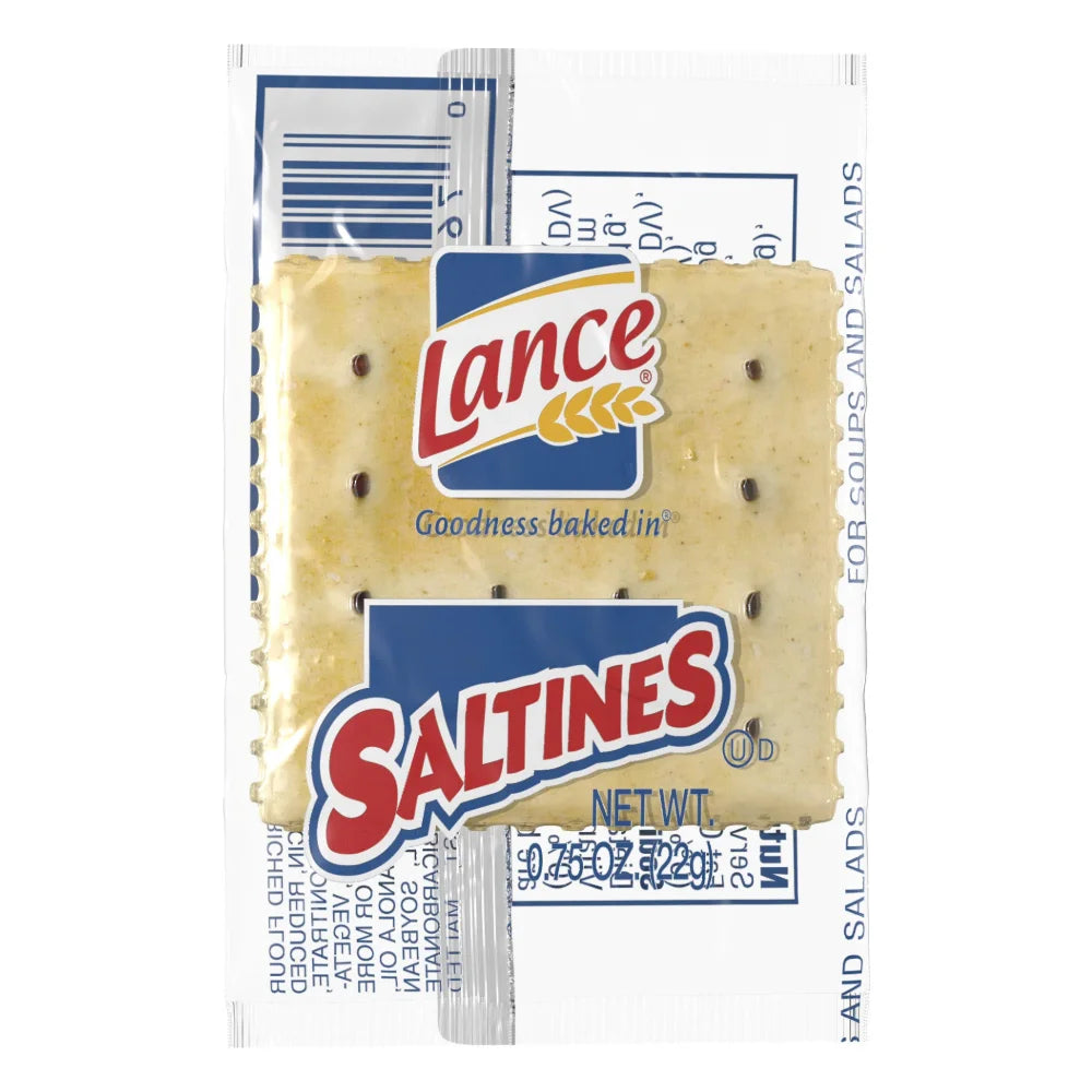 Lance Saltine Salted Iw Soda Cracker, 2 Packet — 500 Per Case