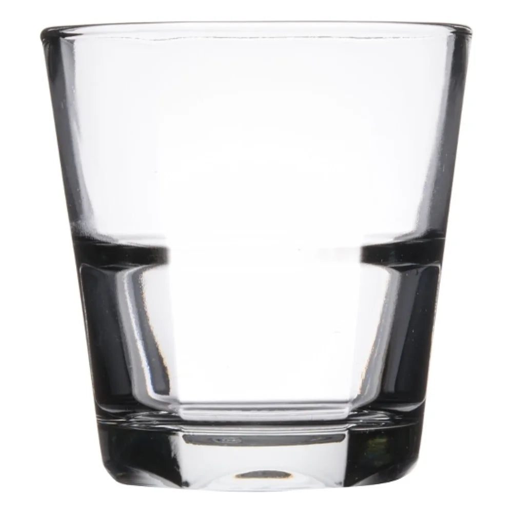 Anchor Hocking Clarisse Double Old Fashion Stackable Rim Tempered Glass, 12 Ounce — 1 Per Case