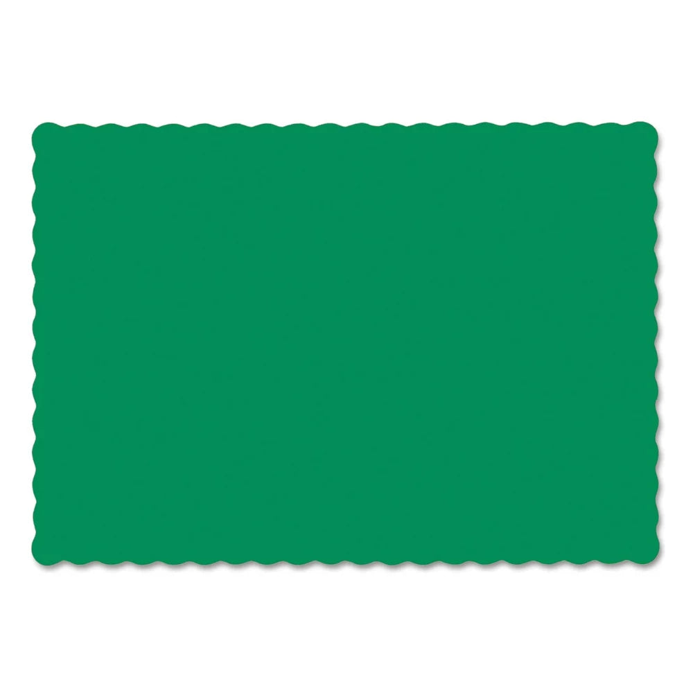 Hoffmaster 9.5 Inch X 13.5 Inch Jade Economy Line Paper Placemat — 1 Per Case