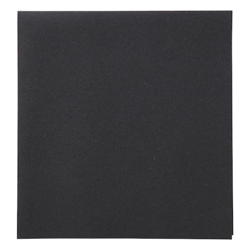 Hoffmaster Linen-Like Black Dinner Napkin, 16 x 17 Inch — 4 Per Case
