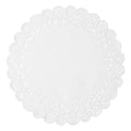 Brooklace Lace Doily White 6 Inch Round French — 1 Per Case